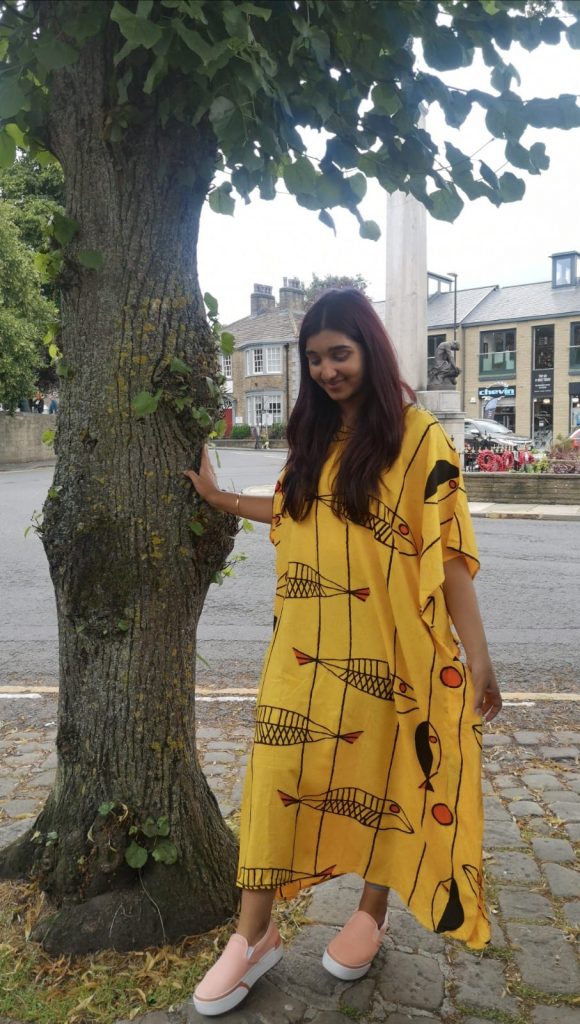 Fish Print Kaftan