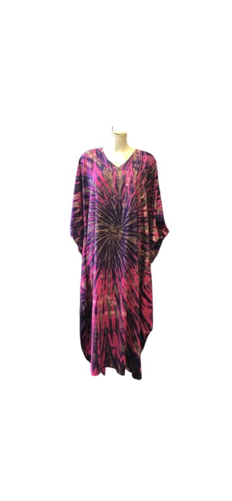 Ikat Swirl Pattern Kaftan