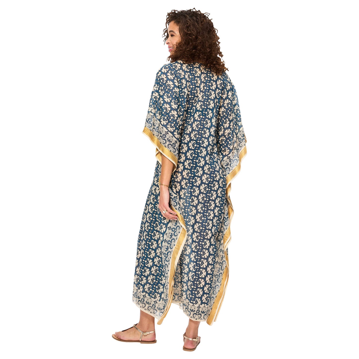 LONG SUMMER KAFTAN 3/4 SLEEVES