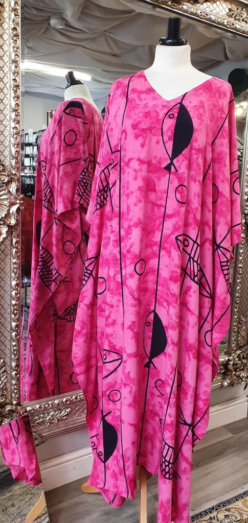 Fish Print Kaftan