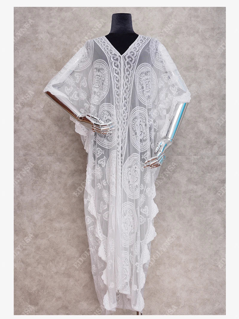 Kaftan Beach Pareo in lace