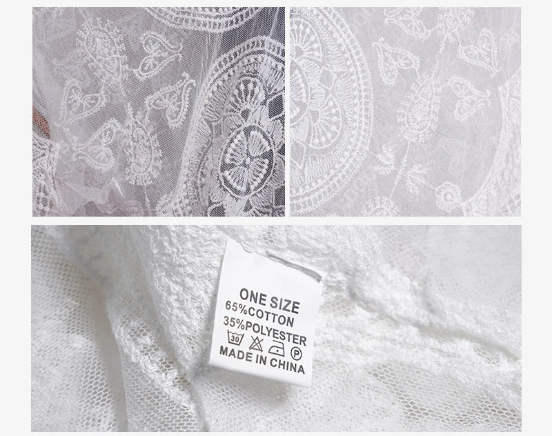 Kaftan Beach Pareo in lace