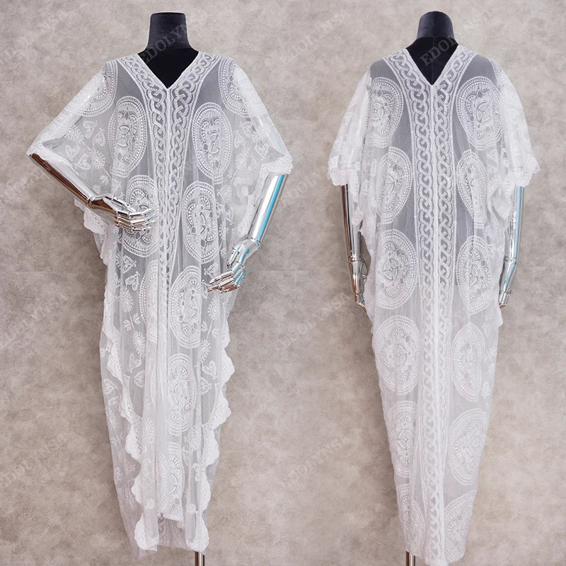 Kaftan Beach Pareo in lace