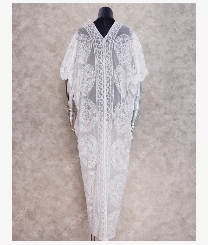 Kaftan Beach Pareo in lace