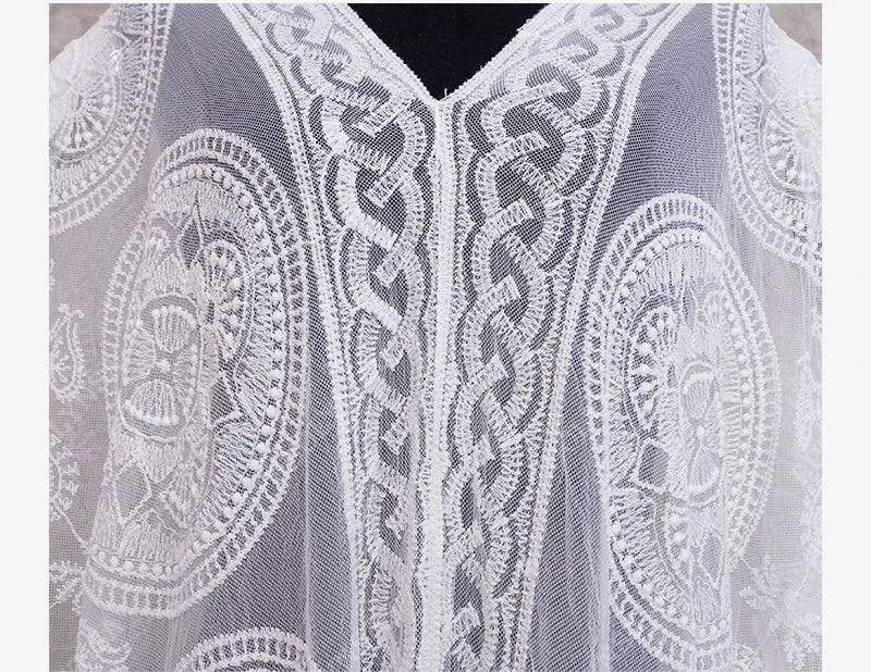 Kaftan Beach Pareo in lace