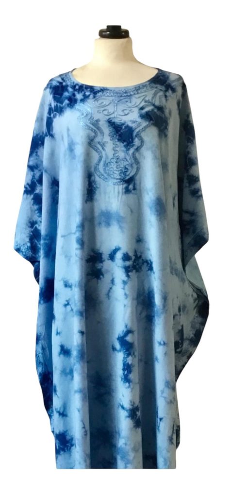 Didi Tie Dye Embroidered Kaftan