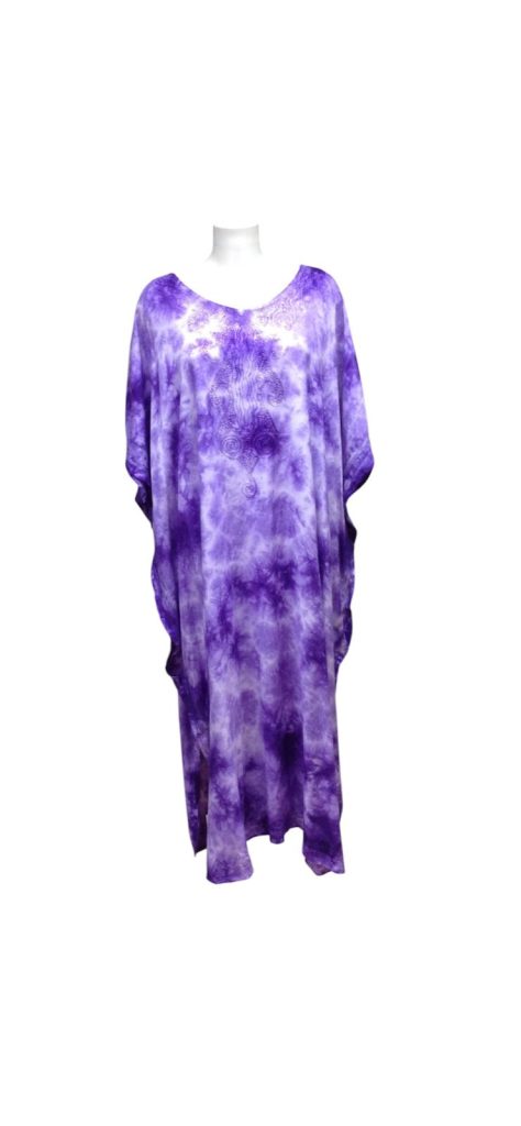 Didi Tie Dye Embroidered Kaftan
