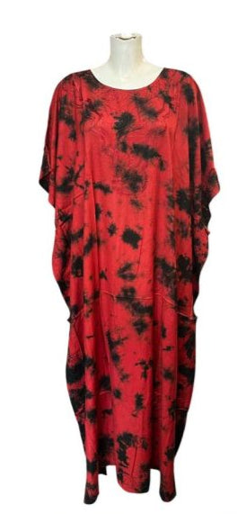 Didi Tie Dye Embroidered Kaftan