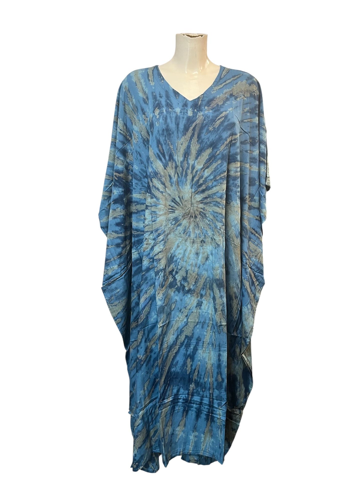 Ikat Swirl Pattern Kaftan