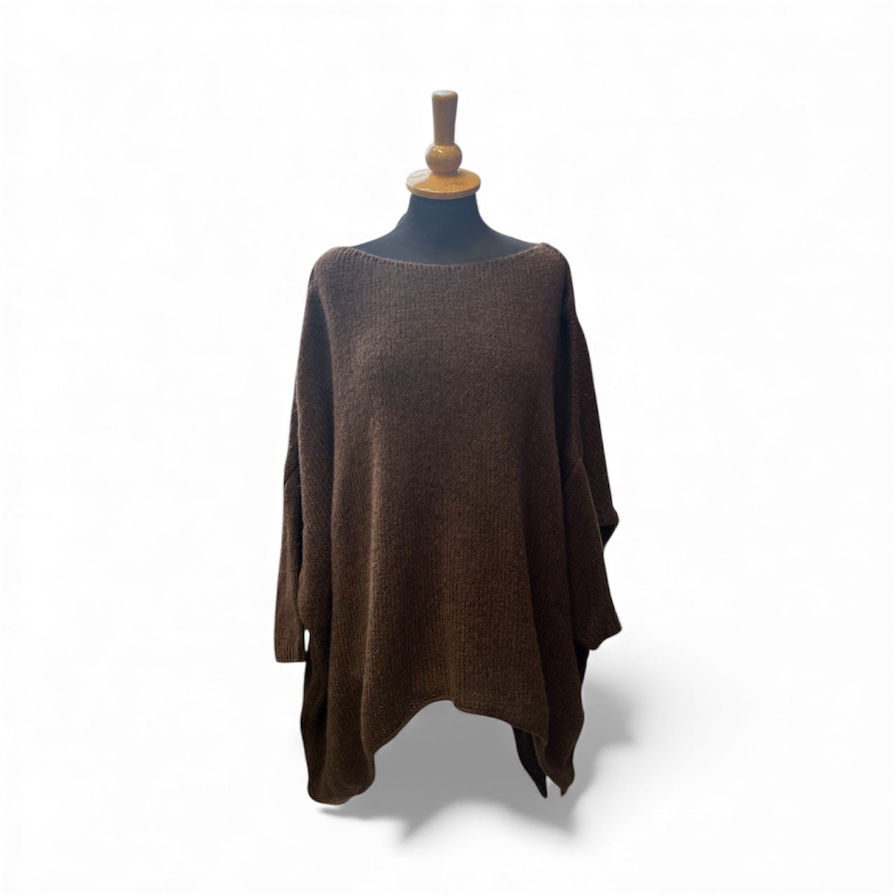 Brown Sloppy Joe Jumper