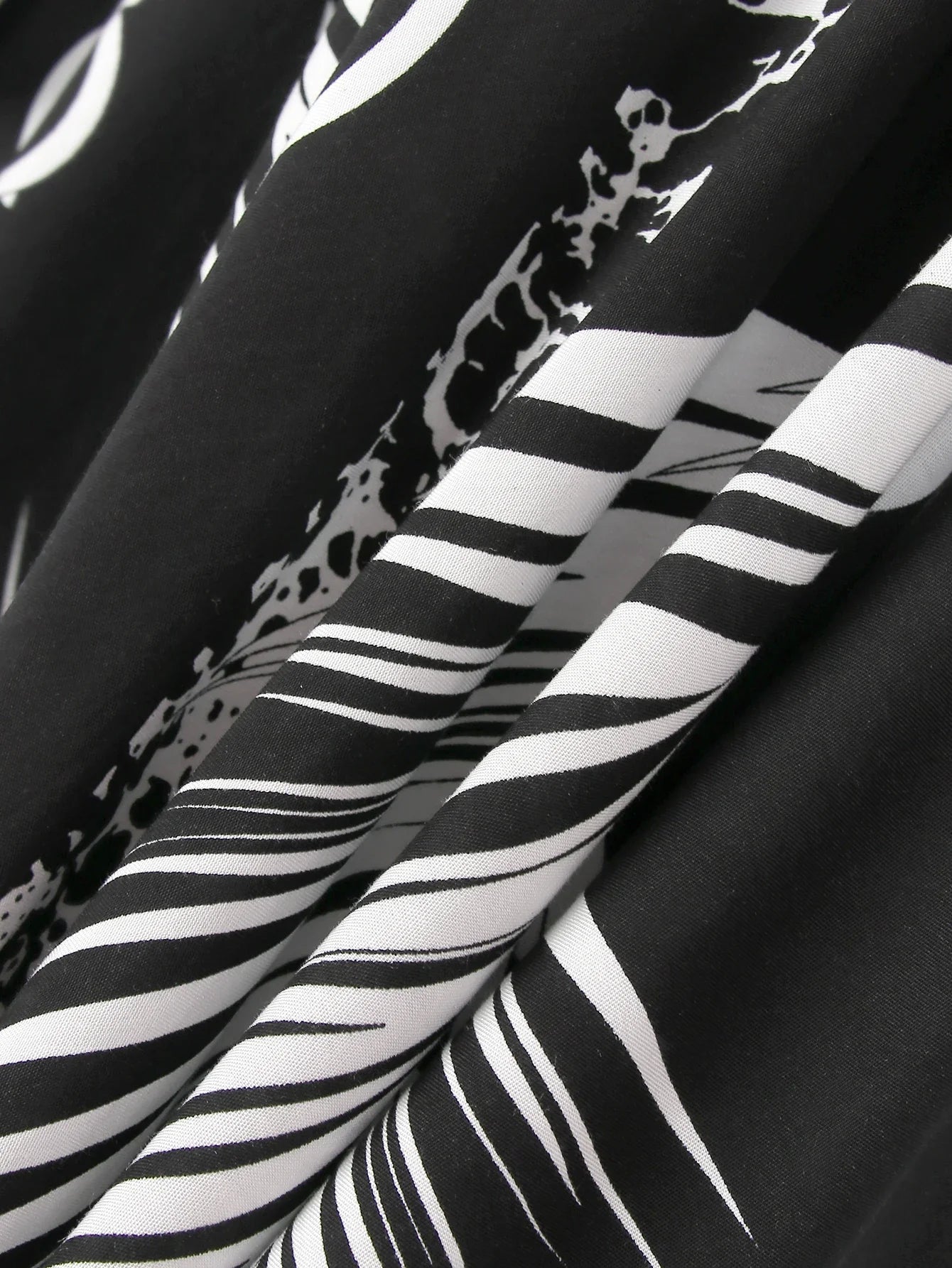 Summer Women's Striped Printed Kaftan