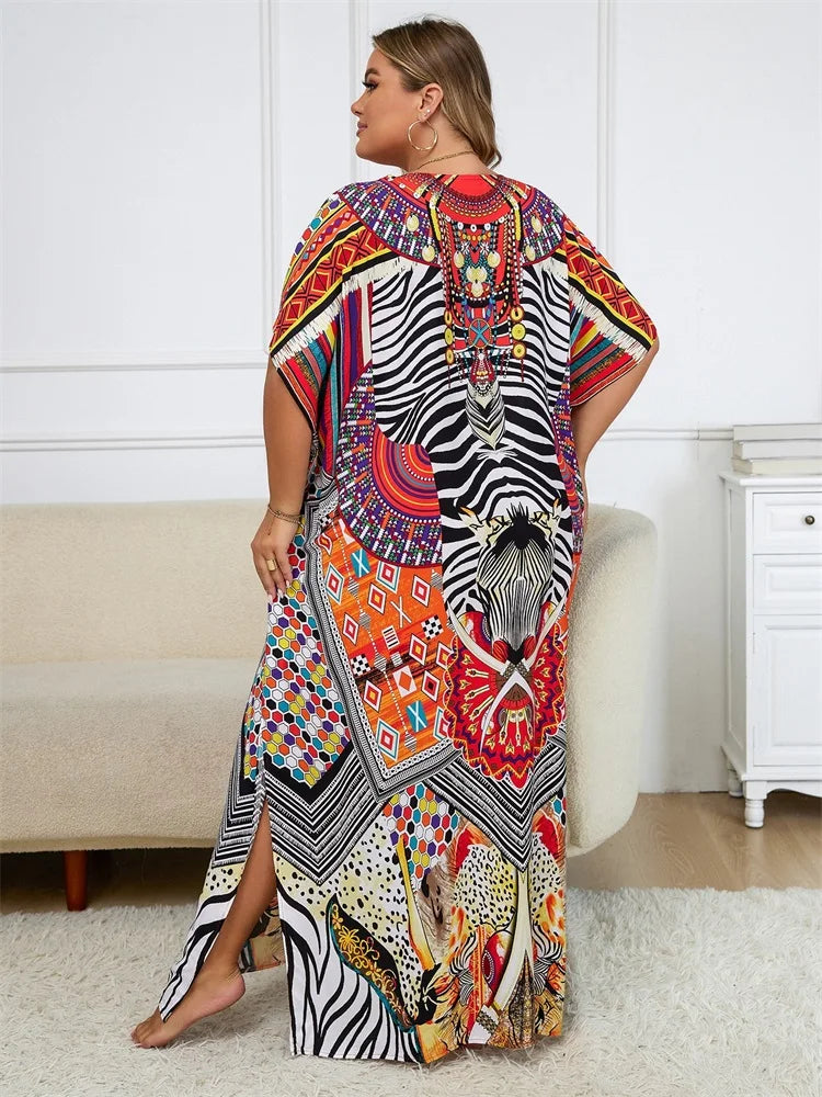 Bohemian Printed Kaftan