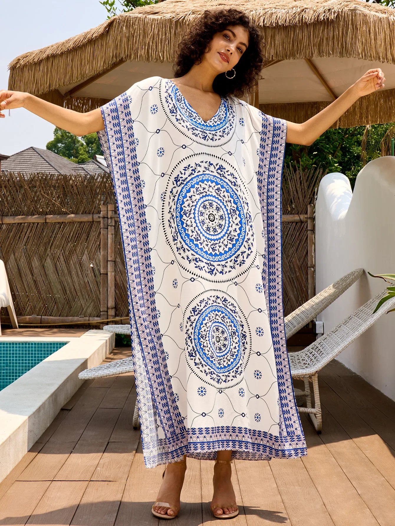 Plus Size Kaftan Dress/NEW IN