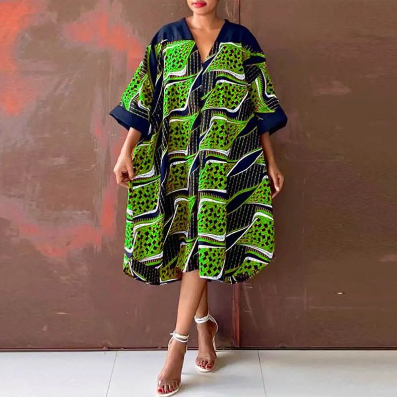 Plus Size 5XL fREE SIZE DRESS