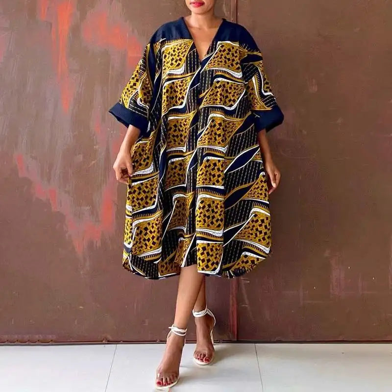 Plus Size 5XL fREE SIZE DRESS