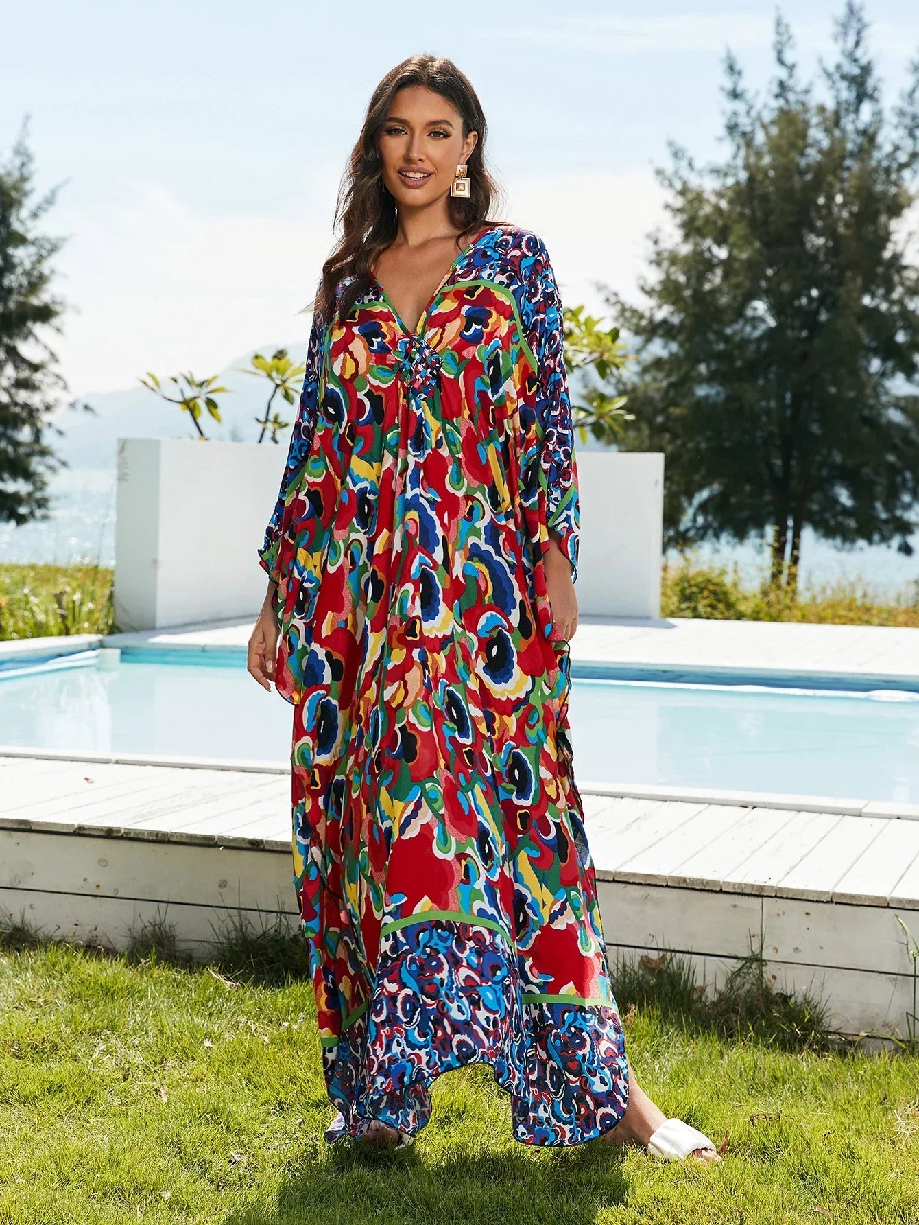 Bohemian Printed Kaftan