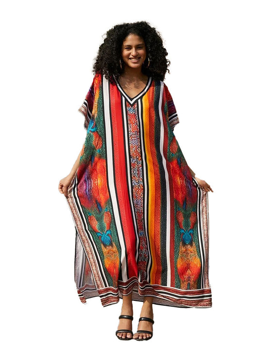 Multicolor Kaftan.