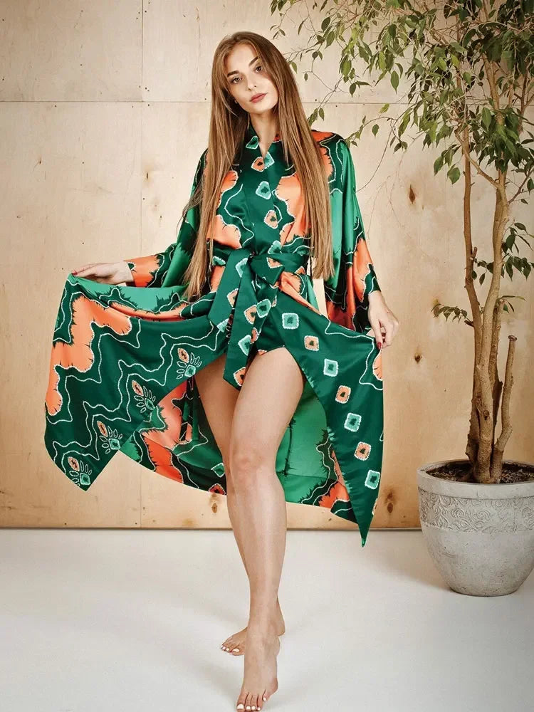 Green Vintage Kimono