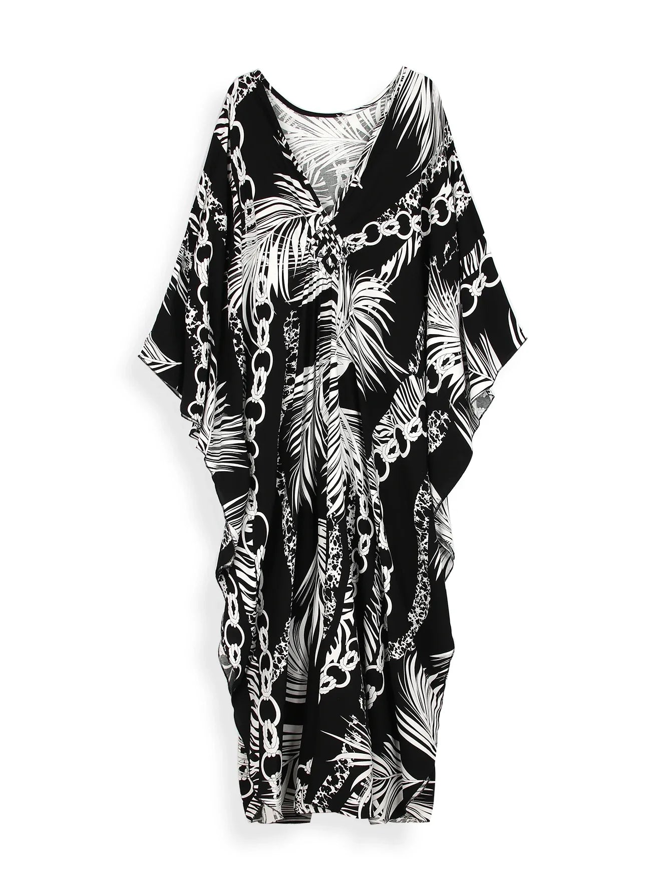 Summer Women's Striped Printed Kaftan
