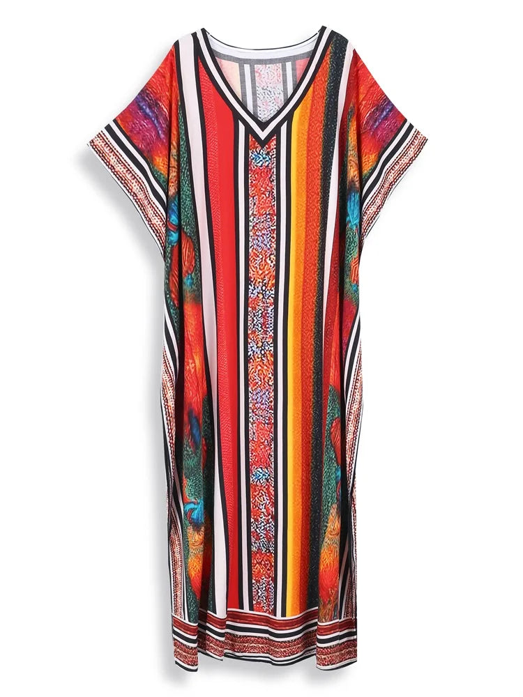 Multicolor Kaftan.