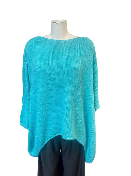 Blue Sloppy Joe Jumper