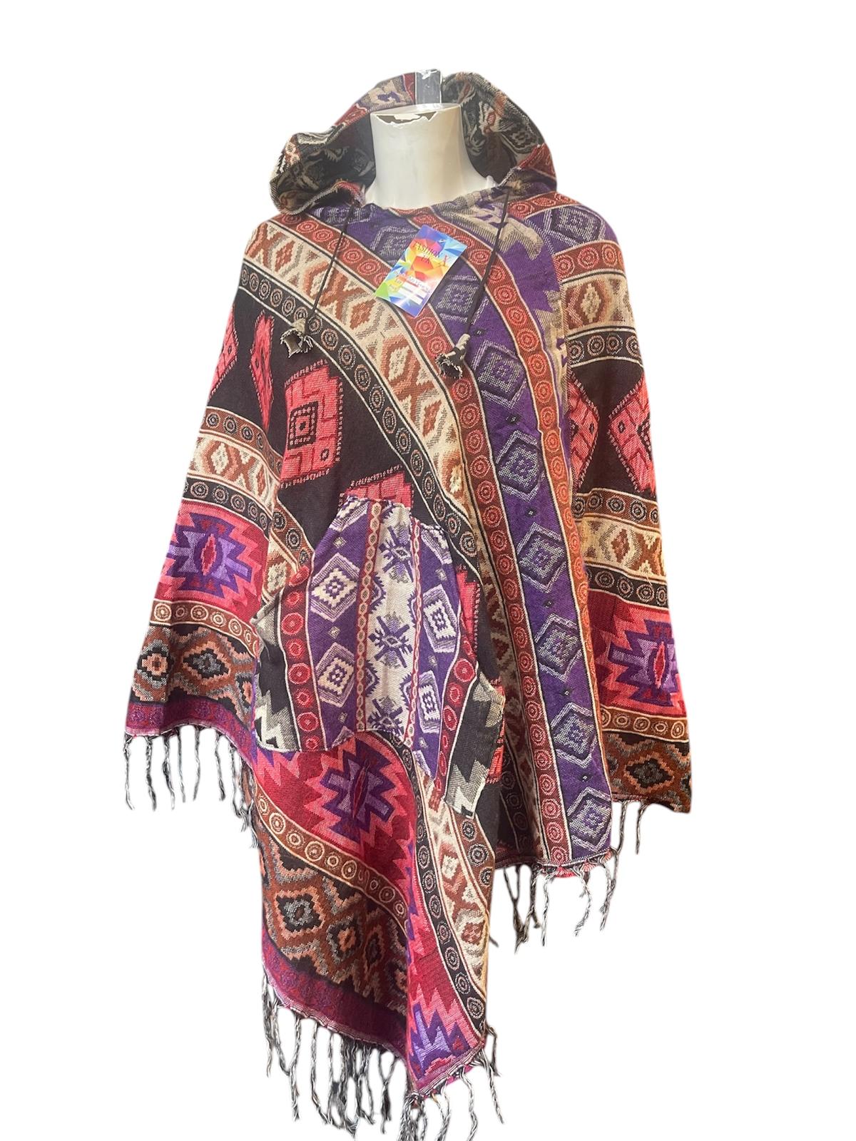Ethnic Style Poncho