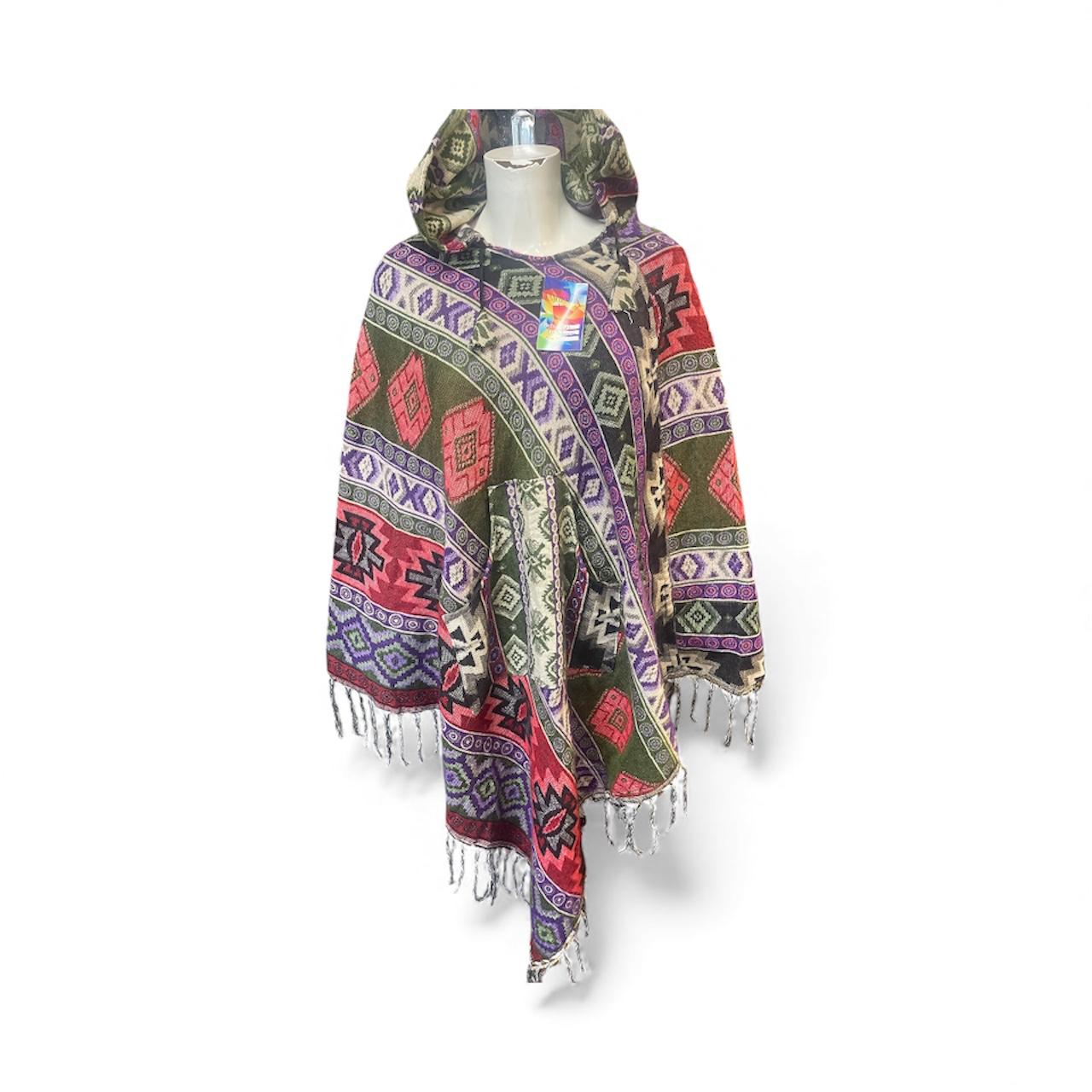 Ethnic Style Poncho