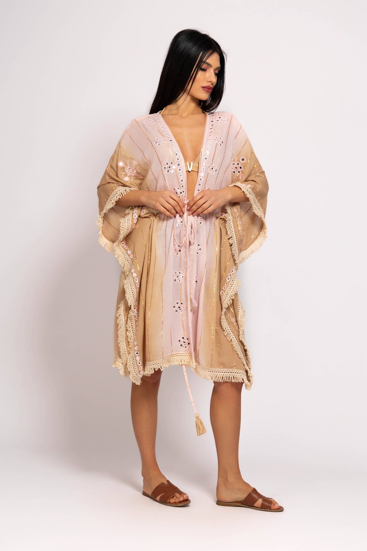 SHORT KIMONO: One Size